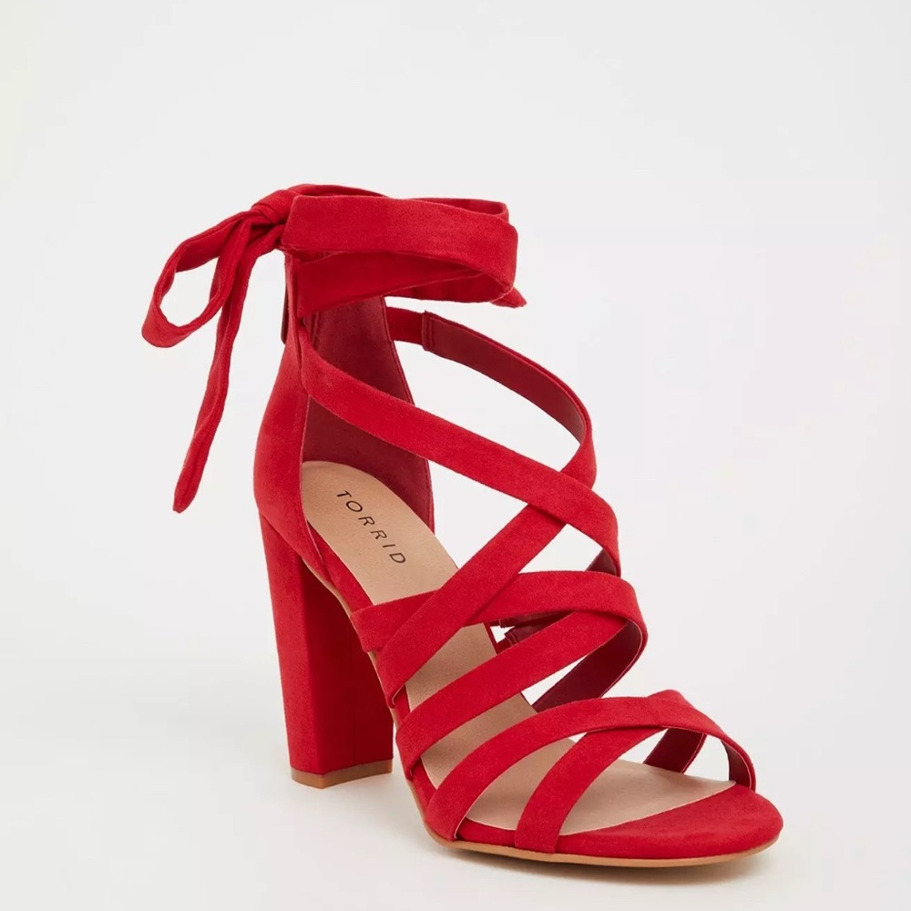 Torrid Strappy Lace Heel